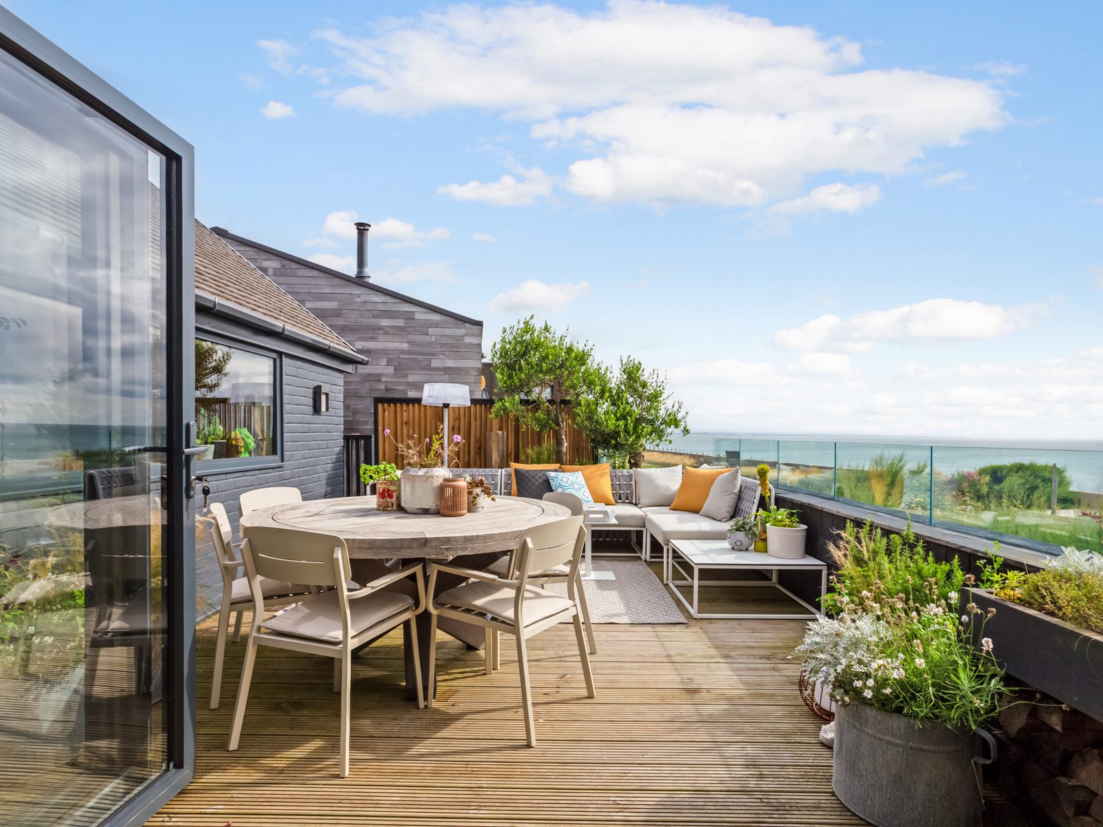 Caspian West Sussex living and dining area