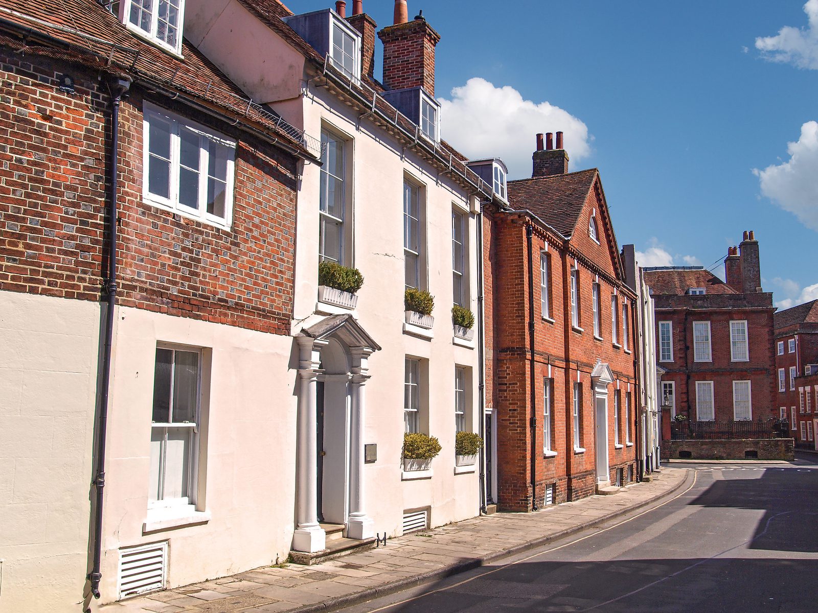 Gilbert House West Sussex exterior on sunny street